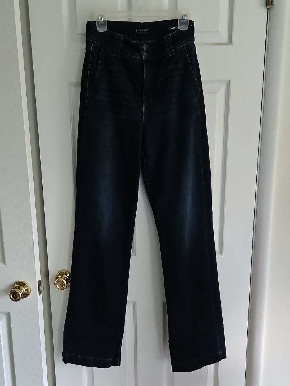 Everly Judy Blue Trouser Wide Leg Jeans Size 3 LONG